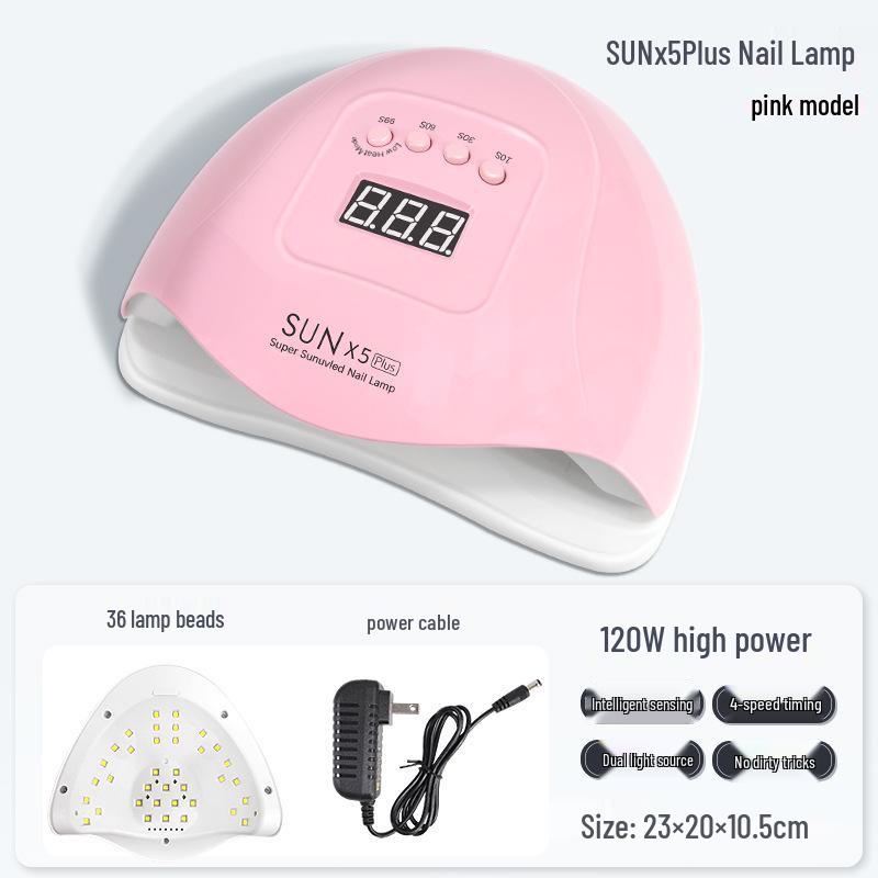 Quick-Dry Induction Nail Lamp: Salon-Grade Phototherapy Machine for Gel Polish—No Darkening of Hands