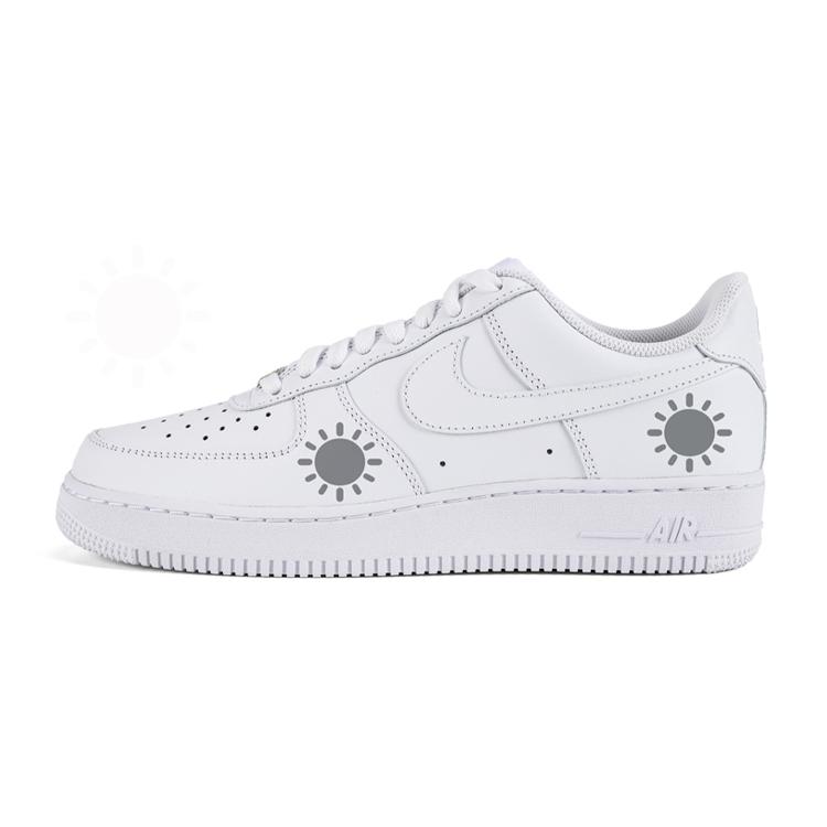 Nike Air Force 1 Air Force 1 Sunshine Low top Skateboard Shoes Men s Gray CW2288-111(team5-) 40