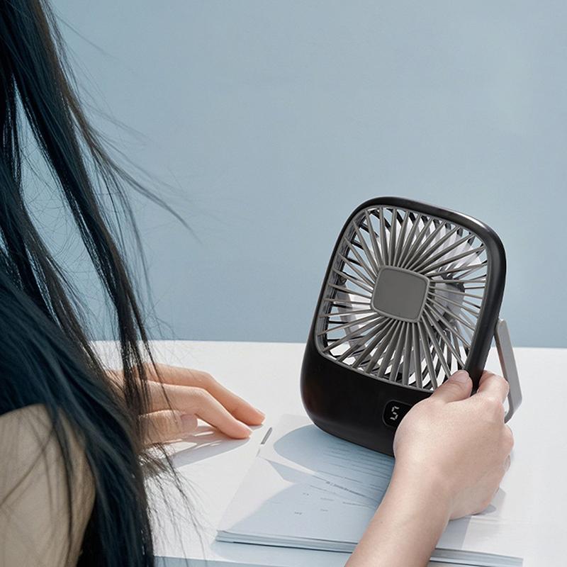 Ultra tenký mini stolní ventilátor přenosný USB dobíjecí stolní ventilátor malý stolní elektrický ventilátor pro kancelář domov venkovní kempování chlazení
