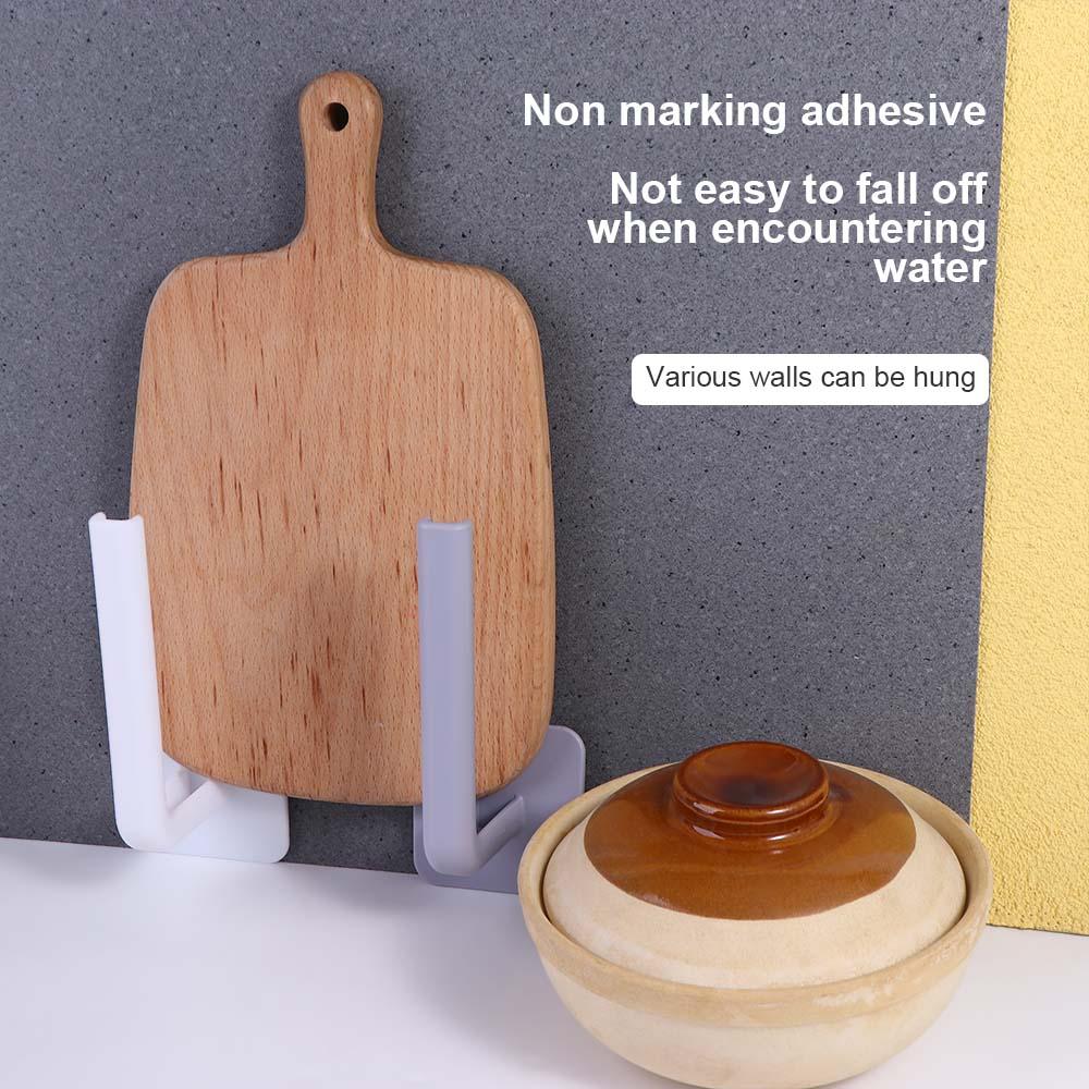 Punch Free Self-adhesive Storage Rack Wall Mounted Tissue Hanger Towel Holder Paper Roll Rack Hook