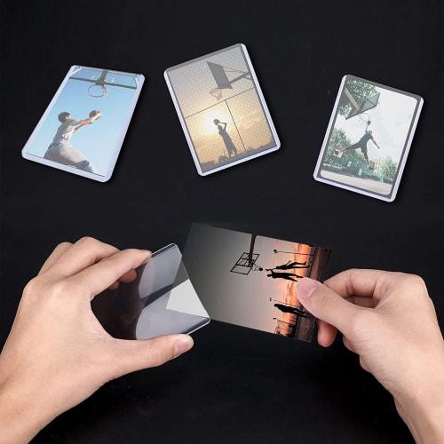 MINGYI TECH Coin Case, Trading Card Top Loader, Regular Card Loader, Trading Card Storage, PVC Material, Bent and Scratch Resistant, Ultra-Transparent