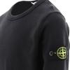 Stone Island Sweatshirt Slim Fit Solid Color Crew Neck Long Sleeve Kids tops Black 791661320-V0029