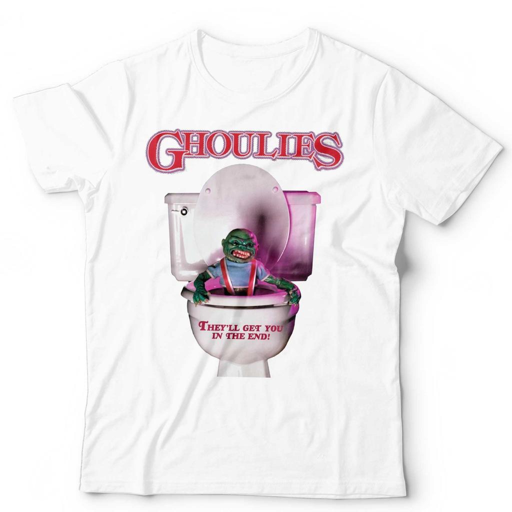 T-shirt Ghoulies Film Horror Cult Classico Anni '80 Maglietta Retrò Divertente Halloween