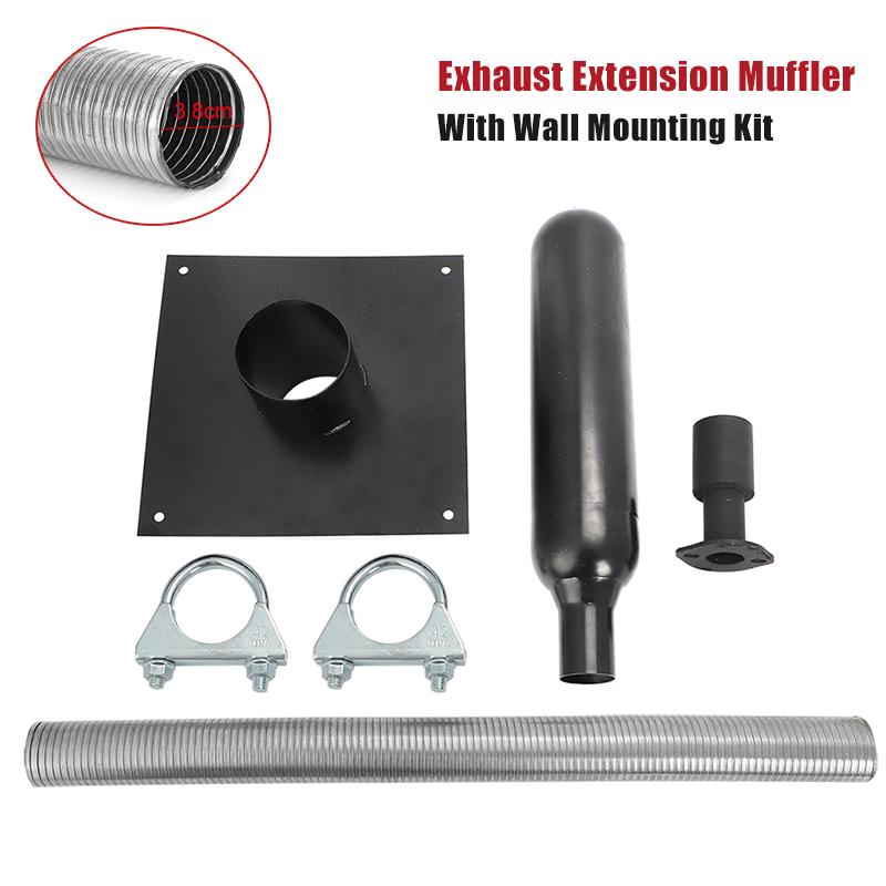 Universal Firman Generator Exhaust Extension Pipe For Honda EU6500is EU7000is 2 Inch Motorcycle Exhaust Pipe Muffler Wall Mount