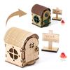 DIY Kit Wooden Fairy House Kit Wooden Material DIY Assembled House  Desktop Decoration