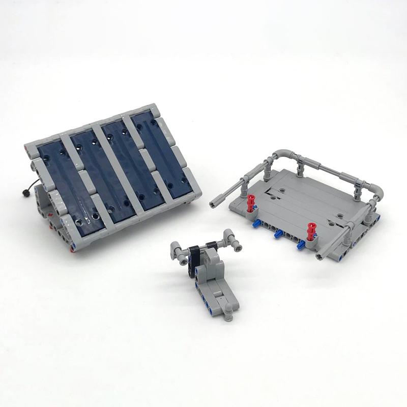 Fit for Pickups F-150 Raptor 42126 Bricks Set Car MOC Trailer Hitch Crane Platform Cover Modified Building Blocks DIY Toys Gifts