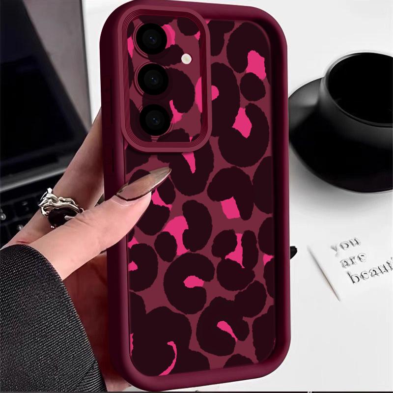 Colorful Leopard Print Case For Samsung S26 S25 Ultra S24 S23 Plus S22 S21 FE A54 A15 A25 A35 A55 A16 A26 A36 A56 A17 A27 A37 A57 5G Shockproof Cover