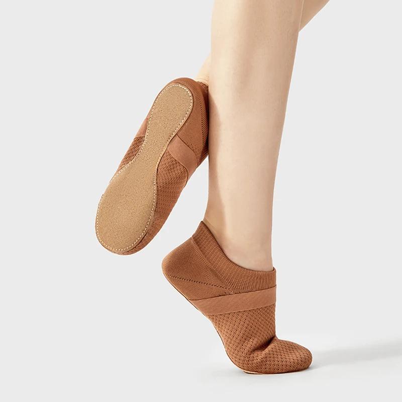 Ballerinas Tanzschuhe für Damen Weiche Sohle Lehrer Unterricht Übungsschuh Jazz Erwachsene Indoor Latein Übungsschuhe