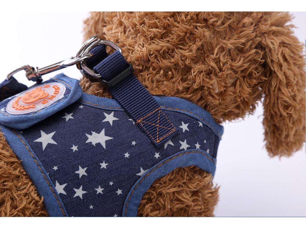 Dog Print Protective Harness Vest