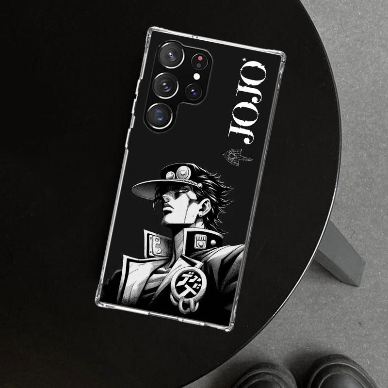 JoJo's Bizarre Adventure Kujo Jotaro Phone Case Cover for Samsung Galaxy S26 S25 Edge S24 S23 Ultra S22 Plus S21 FE S20 + Art Cu