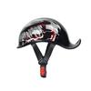 Retro-style inverted tail helmet, suitable for both men and women to ride in all seasons; lightweight spoon-shaped helmet