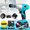 AC 100-240V 50-60H Cordless Impact Wrench Machine Set 19800mAh Electric Drill Hammer Tool 19800mah Li-lon Battery W/ LED Light New