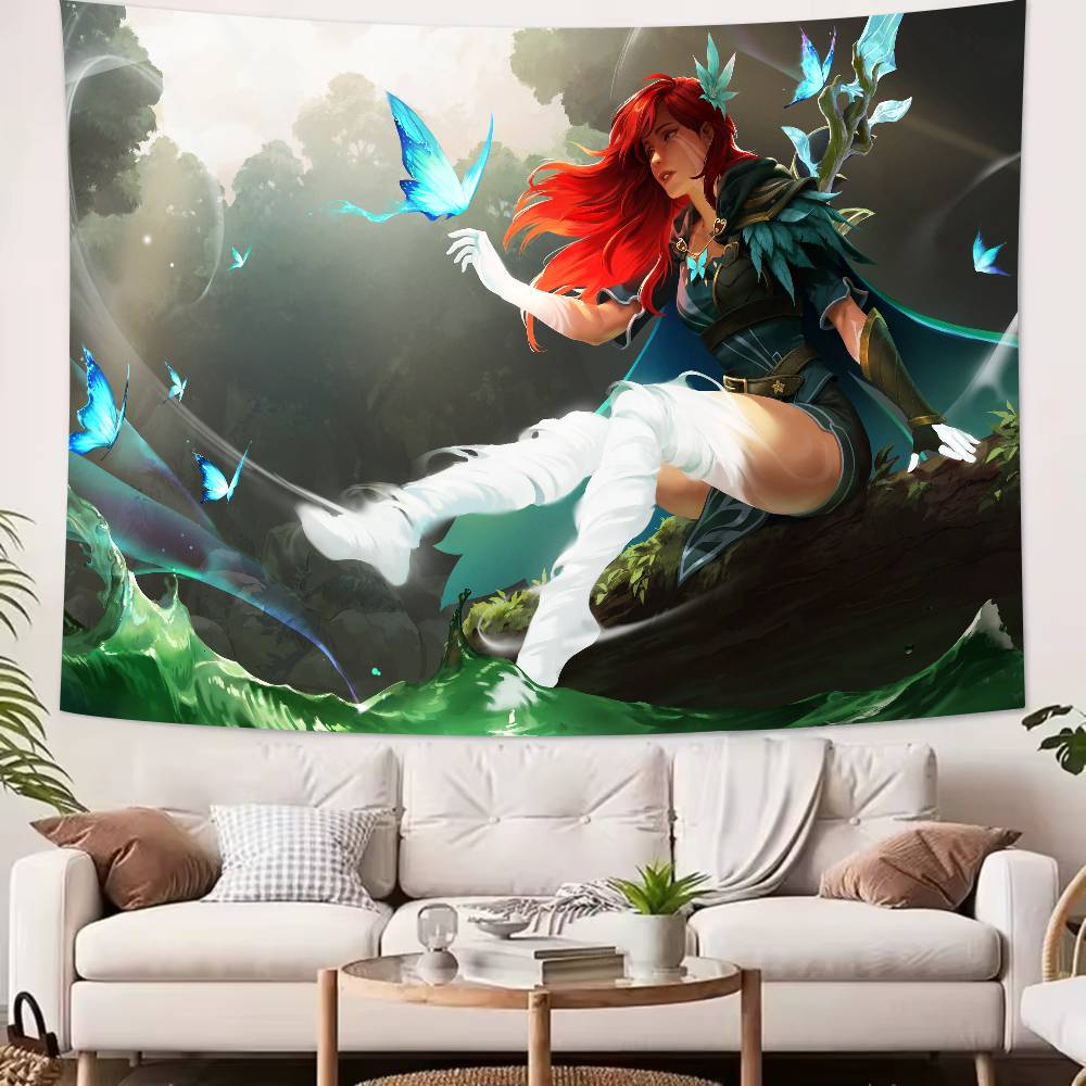 Large Cool Fashion XL Dota 2 Gaming Tapestry Popular Room Decoration Wall Tapestry Art Room Home Decor Wall Art Decor