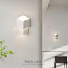 Nordic Minimalist White LED Wall Lamp for Living Room  Aisle Bedroom Decoration Wall Sconce Home Indoor Lingting Fixture Luster