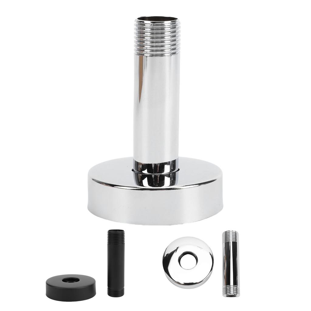 Shower Arm 3 Inch Ceiling Mounted Shower Arm Stainless Steel Straight 14 NPT 1/2 Inch Shower Pipe Arm for Standard Showerhead