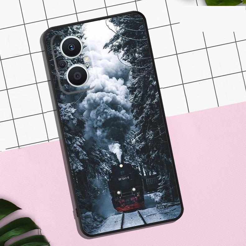 Train Railway Travel Case For OPPO Reno 7 8 10 11 12 13 Pro 13F 12F 11F 8T OPPO Find X8 Pro X6 X3 X5 Lite Cover