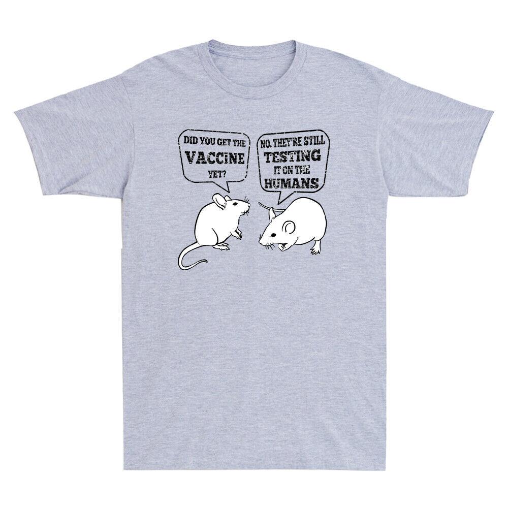 Rat Vaccine Did You Get The Vaccine Yet Funny Vaccine Joke Vintage Men s T-Shirt Unisex T-Shirt XXL