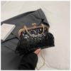 2025 New Dinner Bag Fashion Celebrity Clutch Bag One Shoulder Oblique Span Bag Versatile Sequin Bag Women's Small Handbag