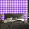 Purple Lavender, Purple and White Checkered Wallpaper 50x1000