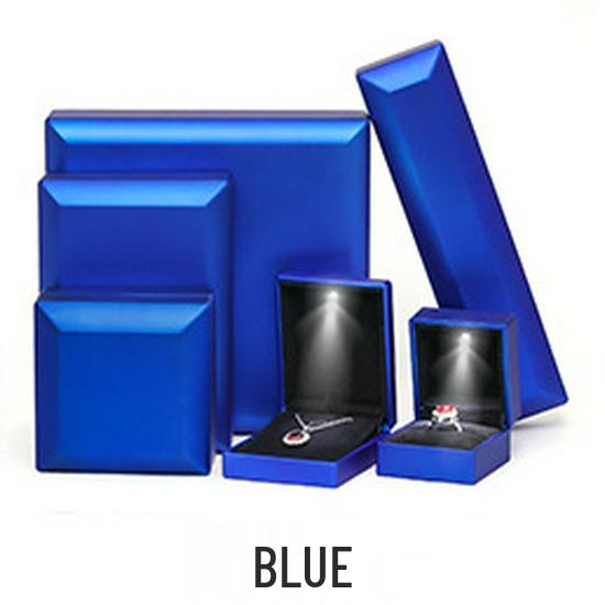 Elegant Cross-Border LED Jewelry Box for Rings & Pendants