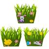 Colorful Easters Nonwoven Basket with Lovely Pattern Ideal for Family Gatherings and School Activities Easy To Clean