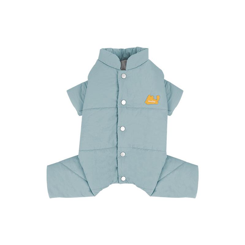 Pet clothes autumn and winter cotton clothes warm and cold four-legged clothes Schnauzer Maltese small dog thickened clothes