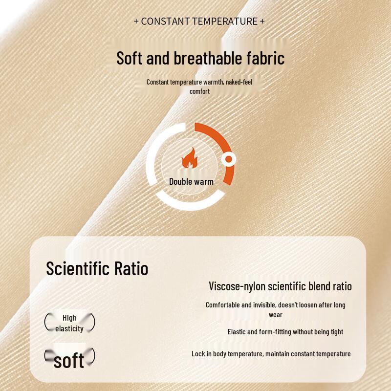 GUJIN Women's Ultra-Thin Seamless Thermal Base Layer Set