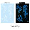Glow In The Dark Indian Lace Tattoo Stickers - Henna Style Hand Body Art