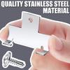 Dunzy 40 Pcs Recessed Light Clips Downlight Housing C Clips Retrofit for Downlight with Self Tapping Screws Metal for Retrofit Down Light, Silver