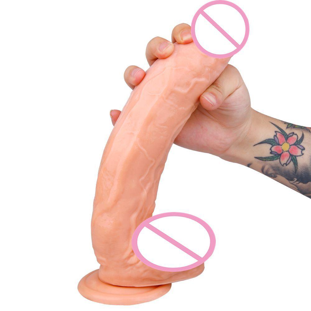 Großer künstlicher Penis für Frauen, Masturbationsgerät, gefälschter Penis