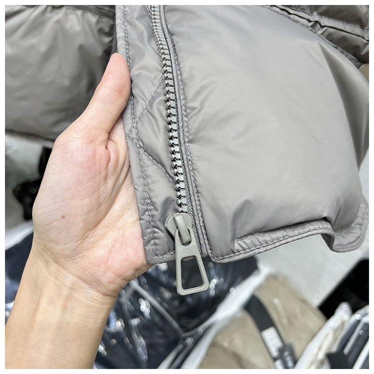 Winter Women Puffer Vest Stand Collar Sleeveless Jacket Loose Fit Short Waistcoat Quilted Outerwear Casual Fashion