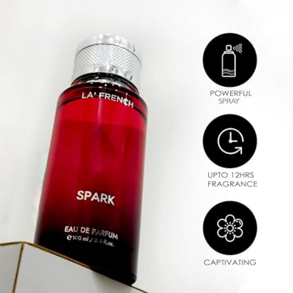 Spark Eau De Parfum – 100ml | Long-Lasting Perfume for Men & Women | Bold, Unisex Fragrance | Ideal for All Occasions | Premium Perfume