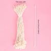 100Pcs20Cm Gold Silver Rope Threads Gift Packaging String Christmas Hanging Rope