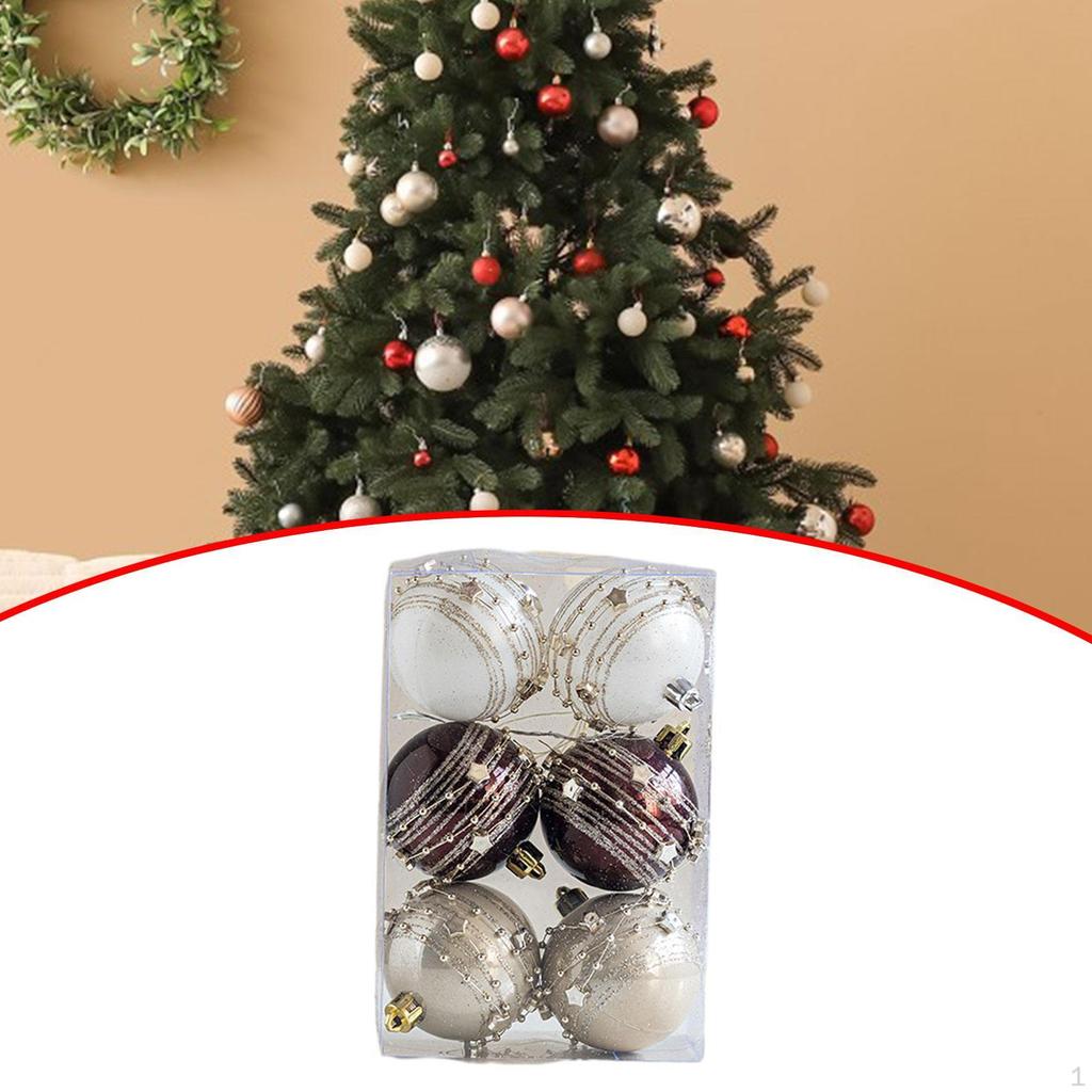 Christmas Ball Set Tree Decorations Handy DIY Projects Decorative Balls for