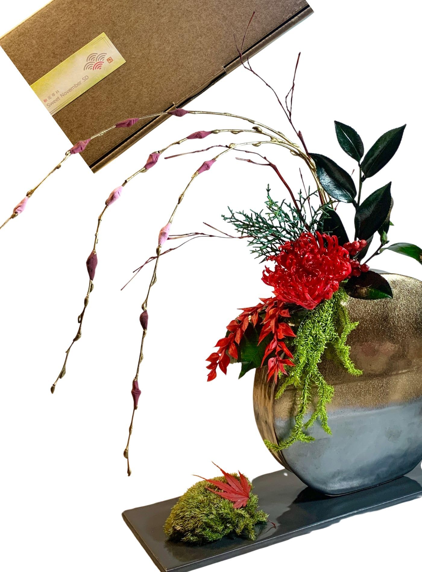 

Сладкий ноябрь 5D Waka Senka Лунный конь Беника Курэха Японский классический стиль Подарок из стабилизированных цветов