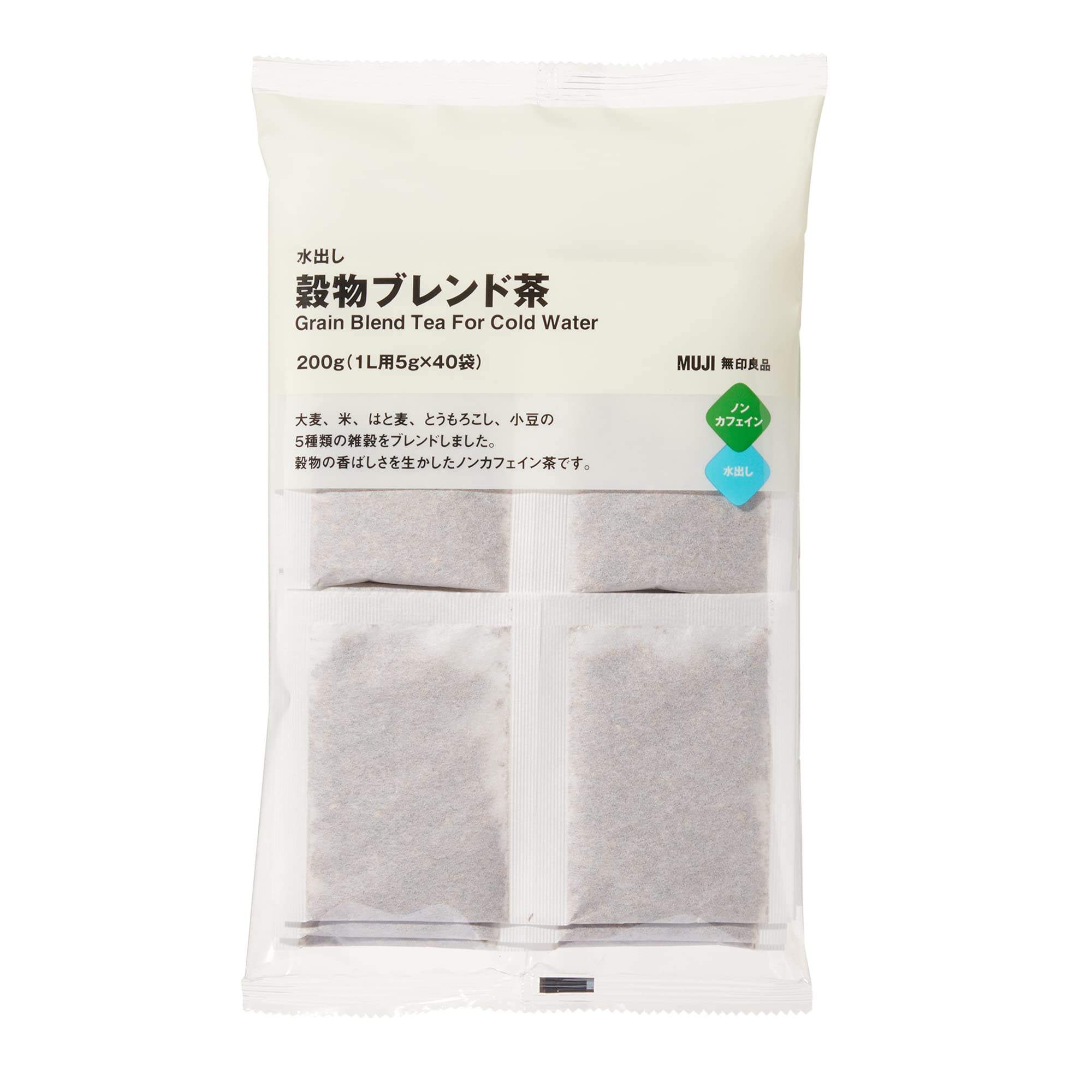 

MUJI холодный заварной зерновой чай 200 г на 1 л x 40 82218787 (5г пакеты)