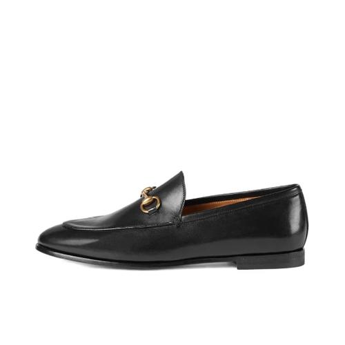 

Gucci Jordaan Horsebit Casual Loafer Shoes Women s Black 404069 BLM00 1000 EU 37 чорний