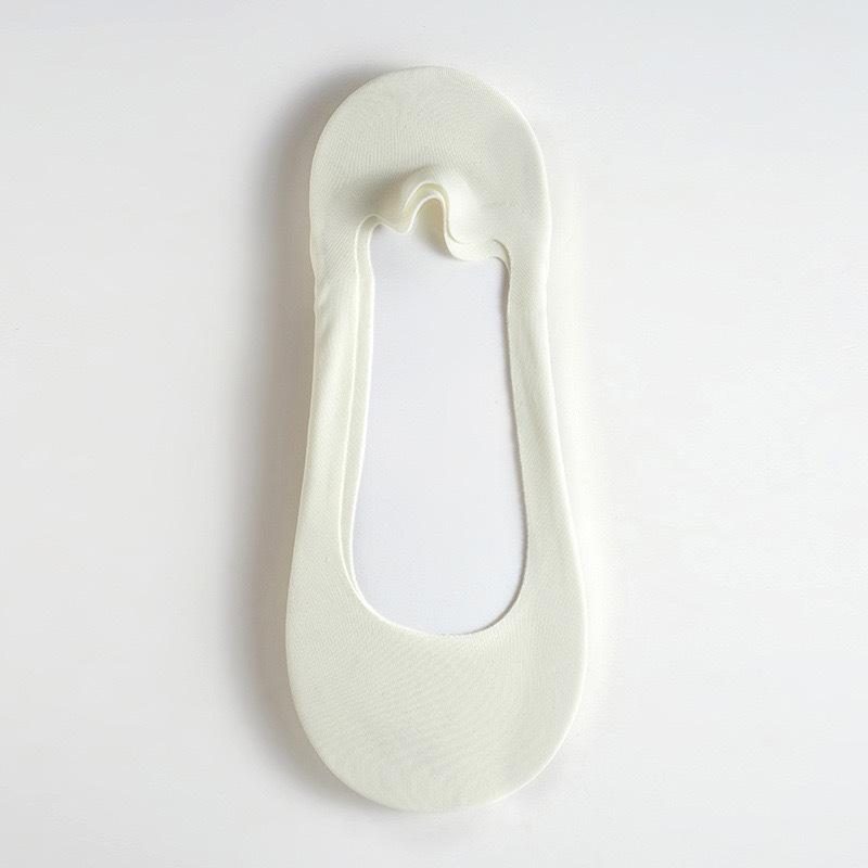 Women's Boat Socks with Foam Padding Shock Absorption Thin and Breathable Ice Silk Socks Shallow Cut Invisible Non-slip Silicone Socks