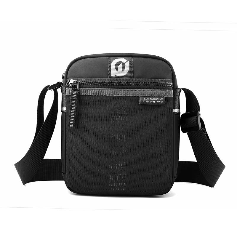 

Wepower Men s Nylon Shoulder Bag Casual Fashion Crossbody Bag Personality Trend Vertical Shoulder Satchel one size чорний