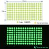 392 Glow-in-the-Dark Kids' Room DIY Wall Stickers - Self-Adhesive Luminous Dots for Decorative Switches