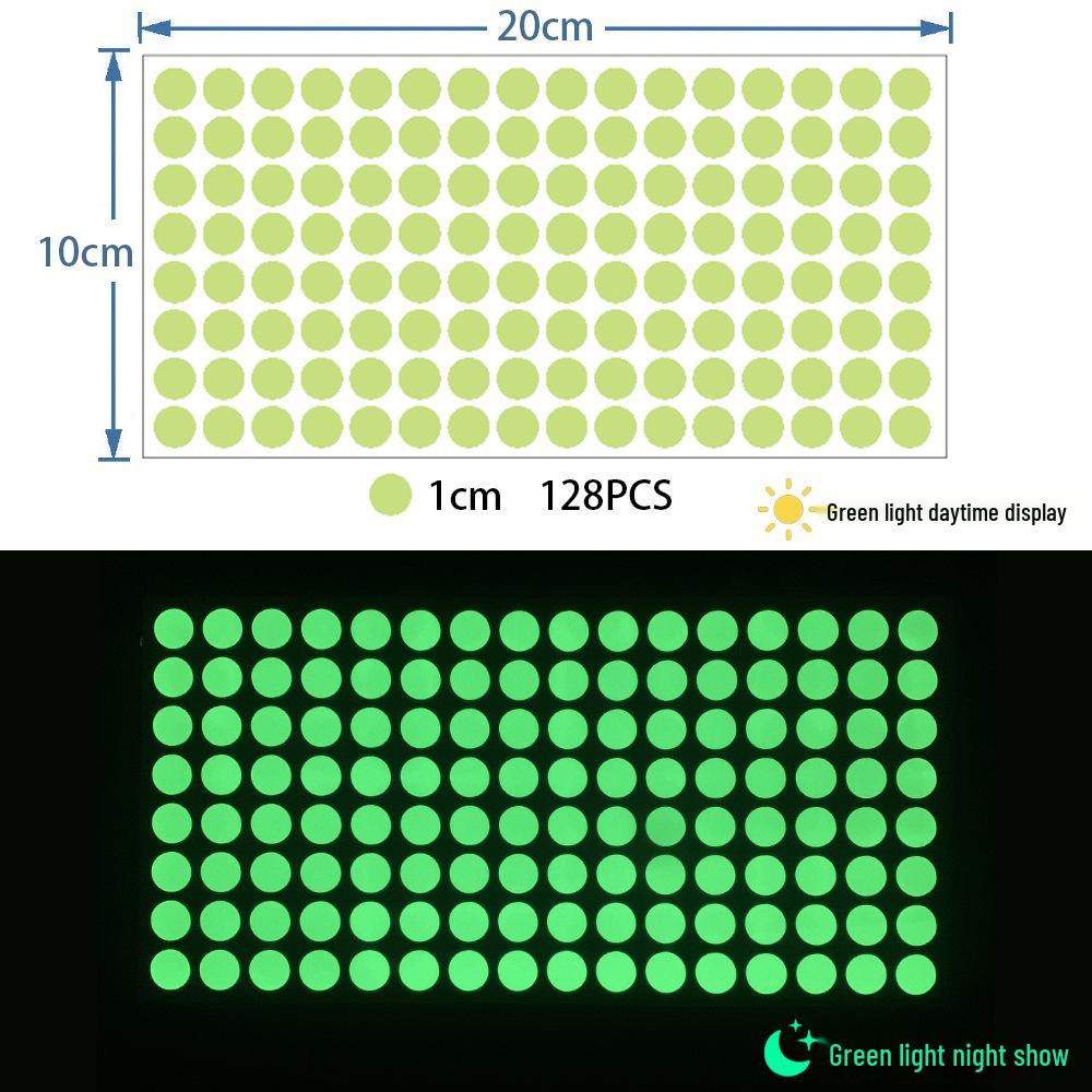 392 Glow-in-the-Dark Kids' Room DIY Wall Stickers - Self-Adhesive Luminous Dots for Decorative Switches