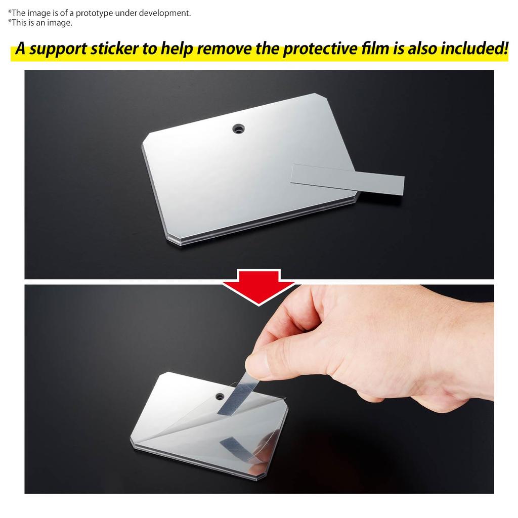 Action Base 6 [Clear Color] Mirror Sticker Set Plastic Display Stand