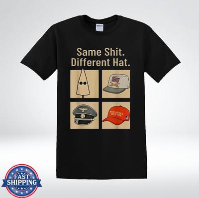 Gleiches Zeug anderer Hut Politische Satire Lustiges T-Shirt