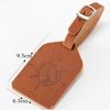 1Pc Cute Cartoon Cat Cute Luggage Tag Women Men PU Leather Suitcase Tag ID Address Label Baggage Boarding Tag Luggage Tags