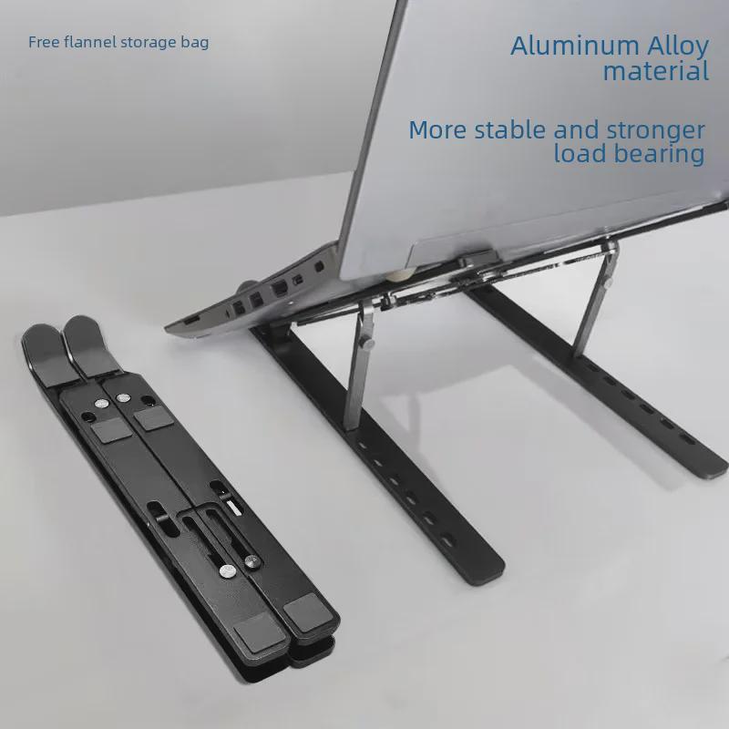 "Suport de răcire pliabil din aluminiu Black Myth pentru laptop"