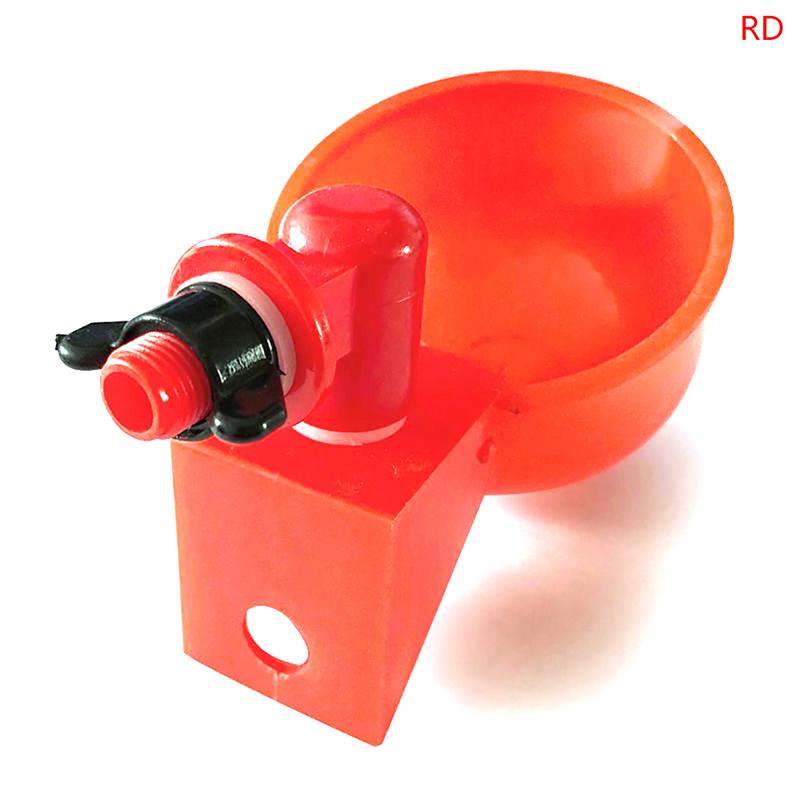 

Автоматическая поилка для кур, подвесная чашка для перепелов, ниппельные поилки, миски для кормления птиц, миска для воды, поилки для домашней птицы на заднем дворе красный