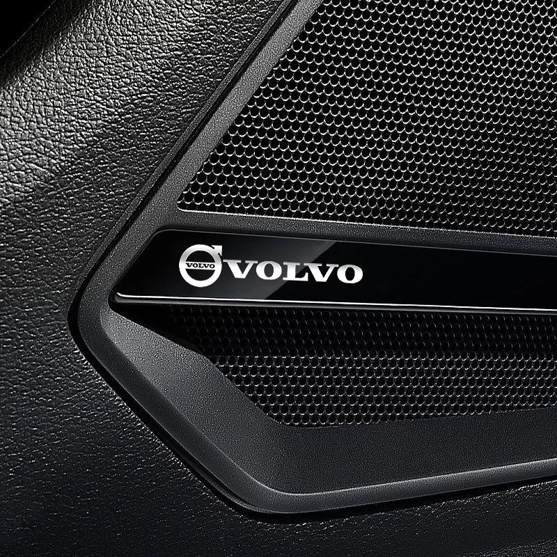 4/8 Pezzi Decorazione Auto Interna Impermeabile Adesivo Distintivo in Metallo per Volvo R Design V50 S40 XC90 XC60 XC40 V40 V60 XC70 C30 S60 S80
