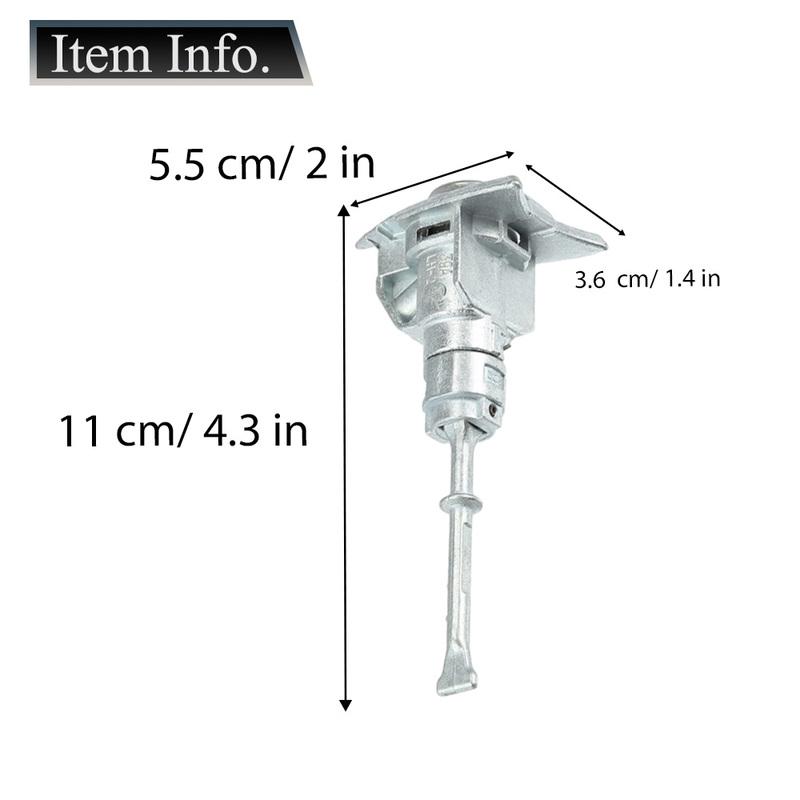 Front Left Door Lock Barrel Cylinder with 2 Keys for Hyundai Sonata 2009–2014 Sonata Hybrid 2011–2015 81970-3SA00 819703SA00