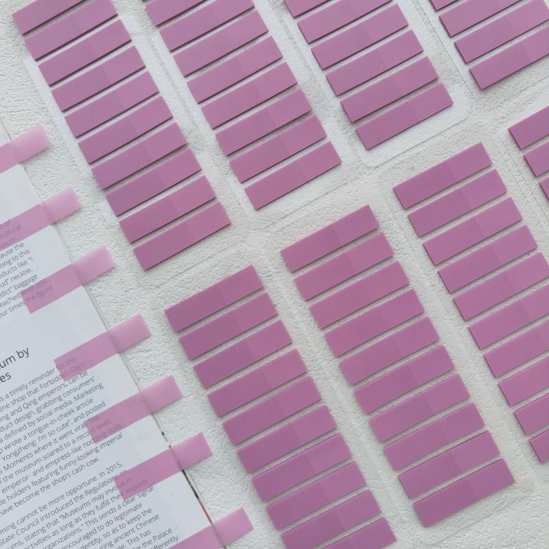 2000Sheets Transparent Colorful Index Creative Memo Pads Office School Stationery Self-Adhesive Stickers Sticky Note Pads