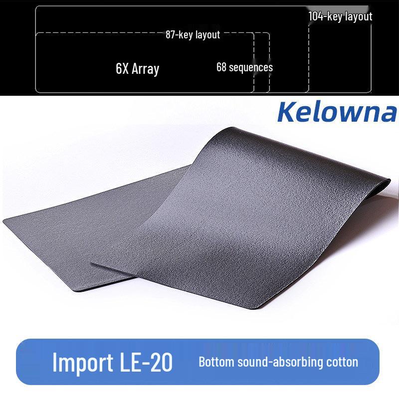 

Ino-ue LE-20 Universal Mechanical Keyboard Sound Dampening Pad Thickness 1.0mm No Slits
